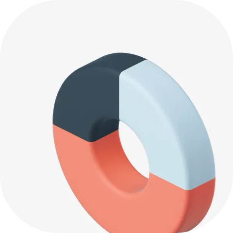a circular object with a red, white, and blue center